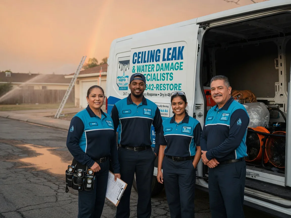 Ceiling Leak Cleanup company in Rose Hill, MS